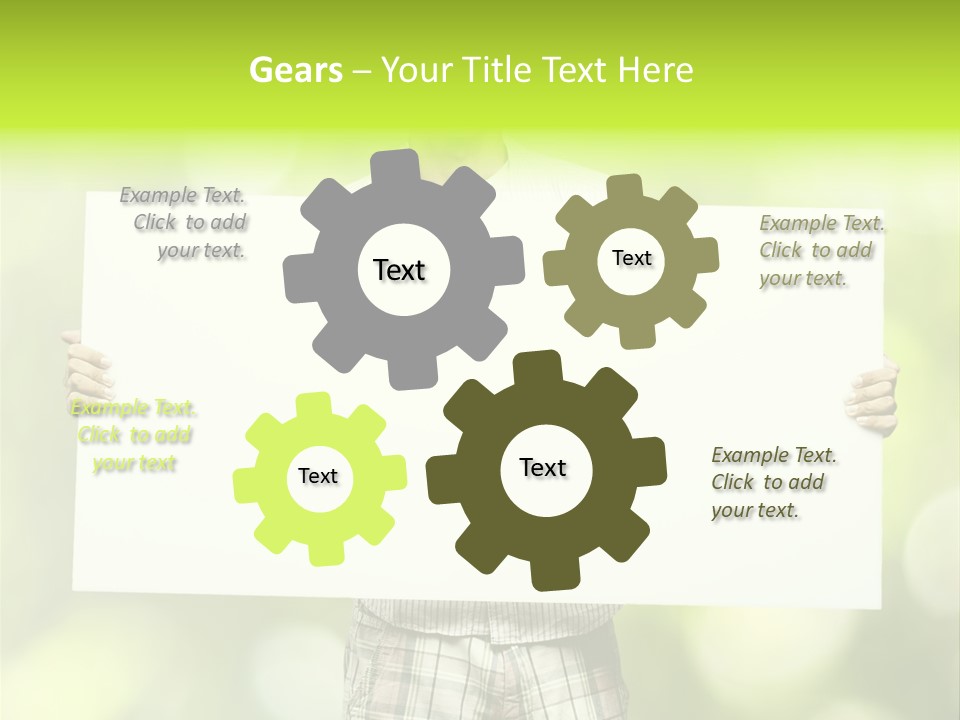 Advert Hold Environment PowerPoint Template