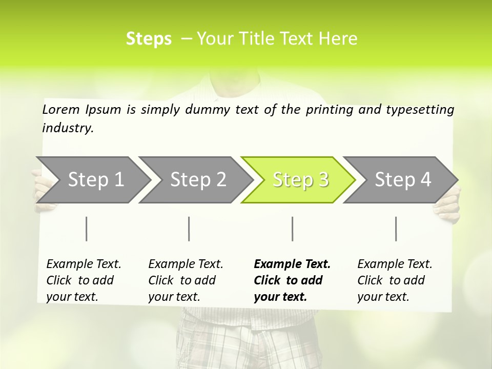 Advert Hold Environment PowerPoint Template
