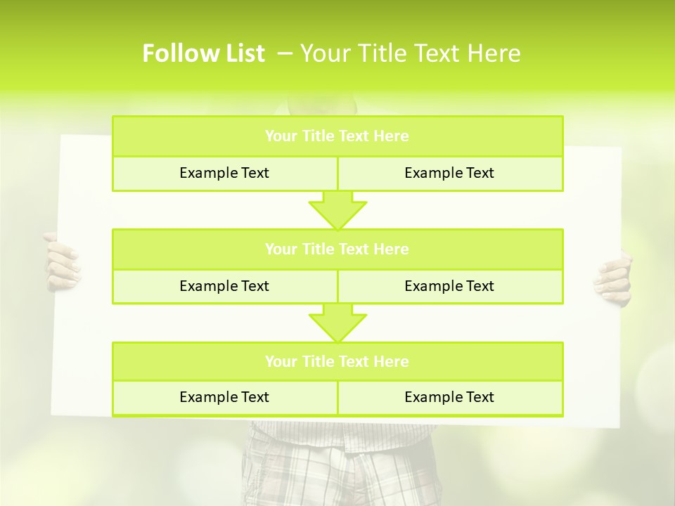 Advert Hold Environment PowerPoint Template