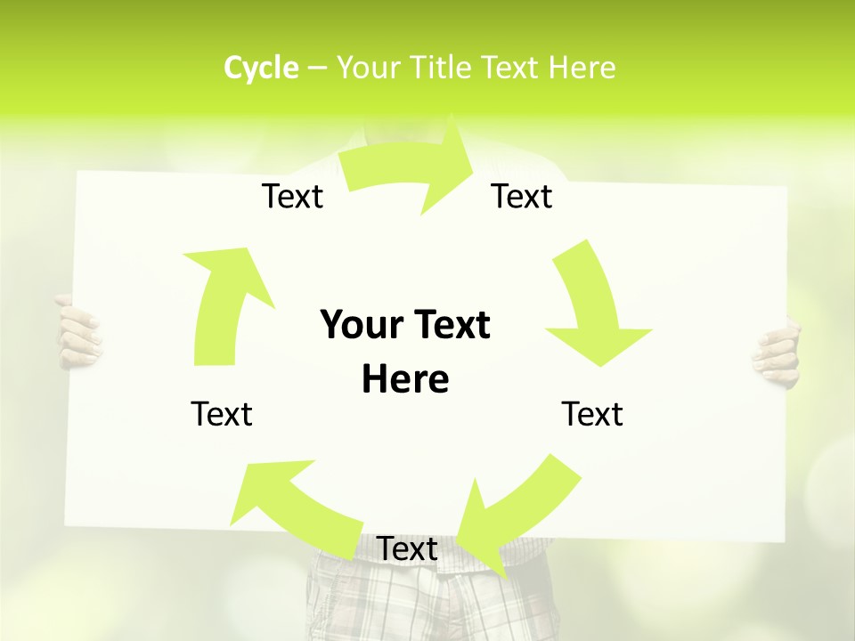 Advert Hold Environment PowerPoint Template