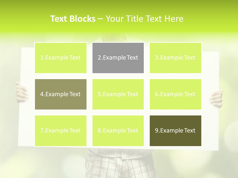 Advert Hold Environment PowerPoint Template