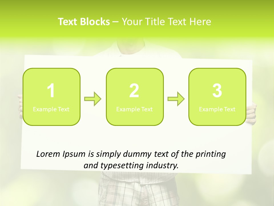 Advert Hold Environment PowerPoint Template