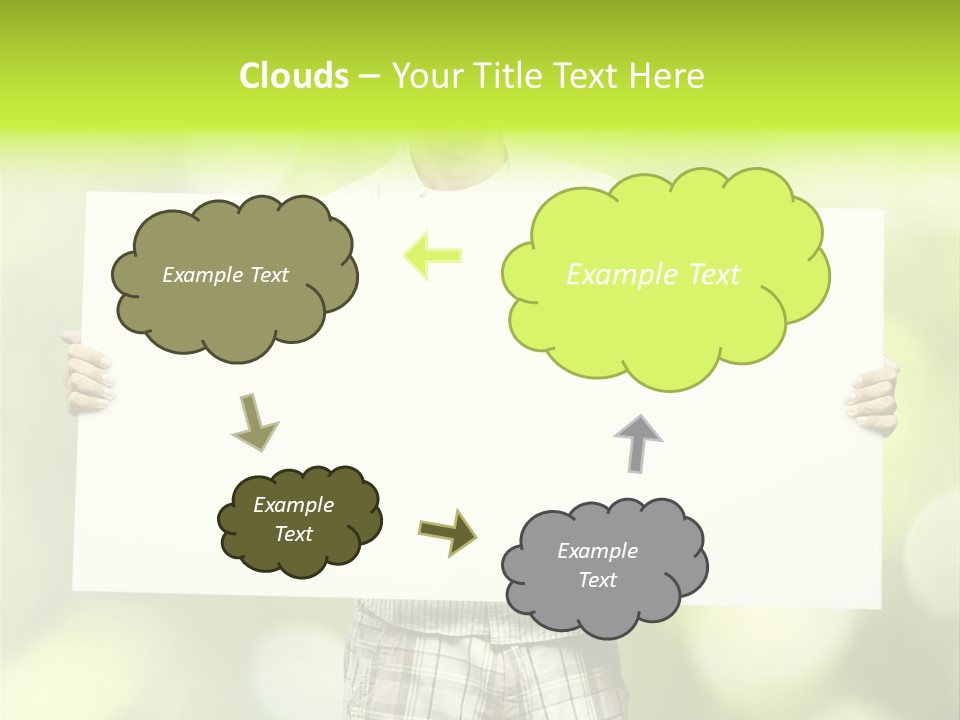 Advert Hold Environment PowerPoint Template