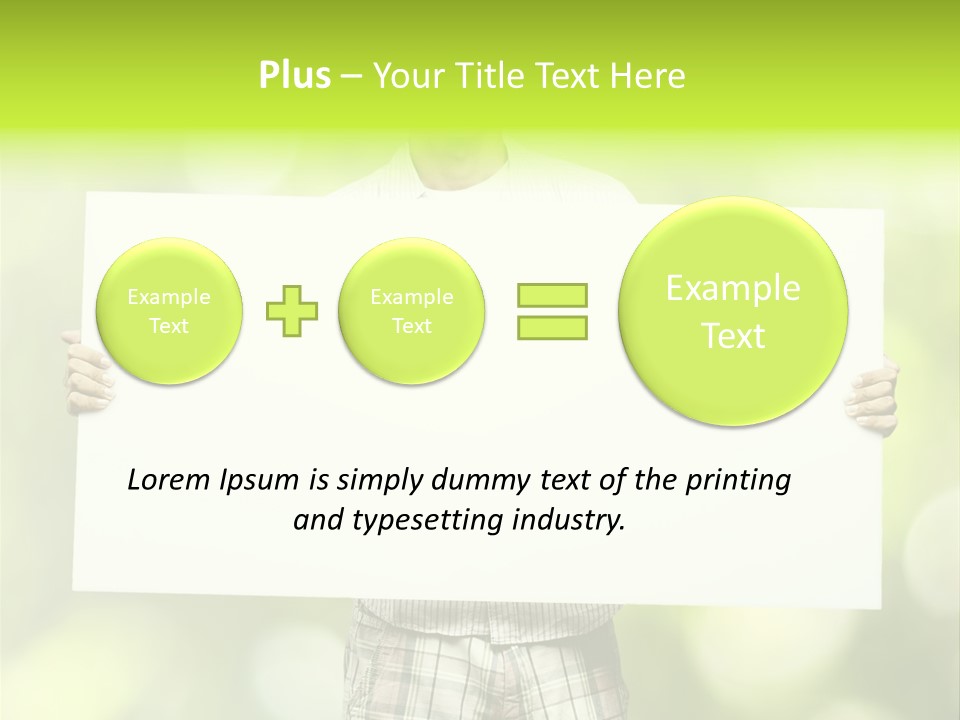 Advert Hold Environment PowerPoint Template