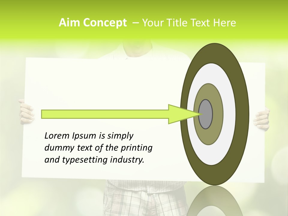 Advert Hold Environment PowerPoint Template