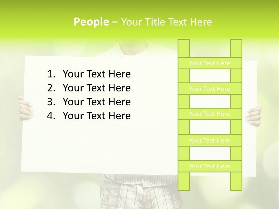 Advert Hold Environment PowerPoint Template