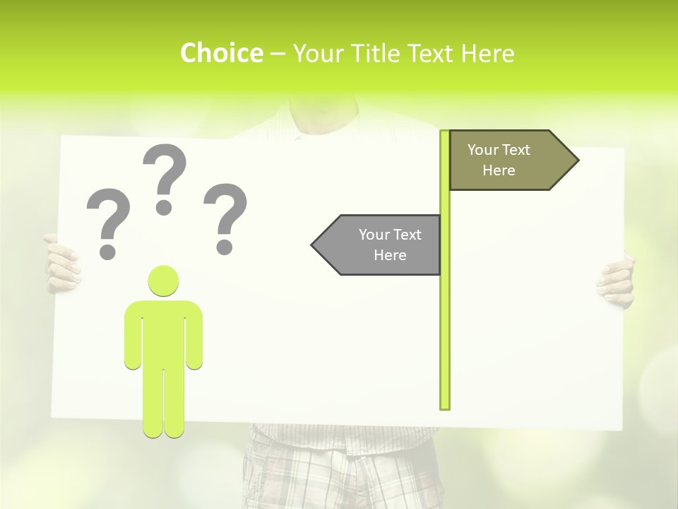 Advert Hold Environment PowerPoint Template
