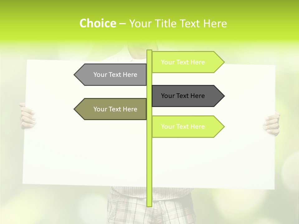 Advert Hold Environment PowerPoint Template