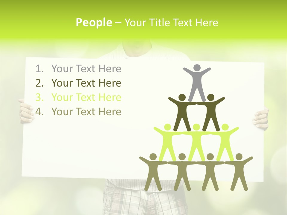 Advert Hold Environment PowerPoint Template
