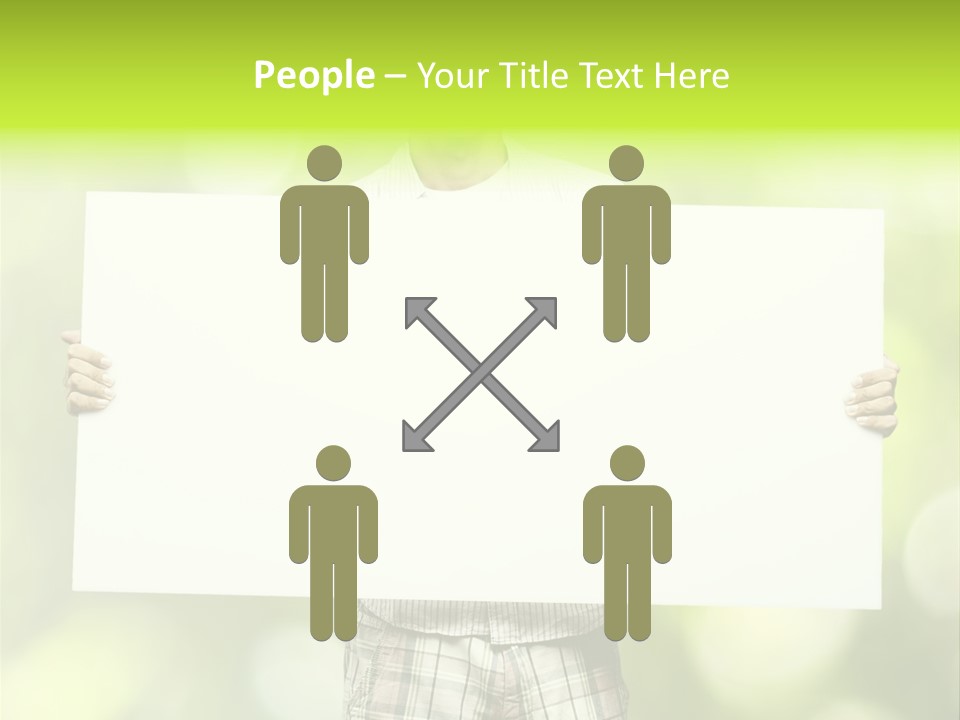 Advert Hold Environment PowerPoint Template