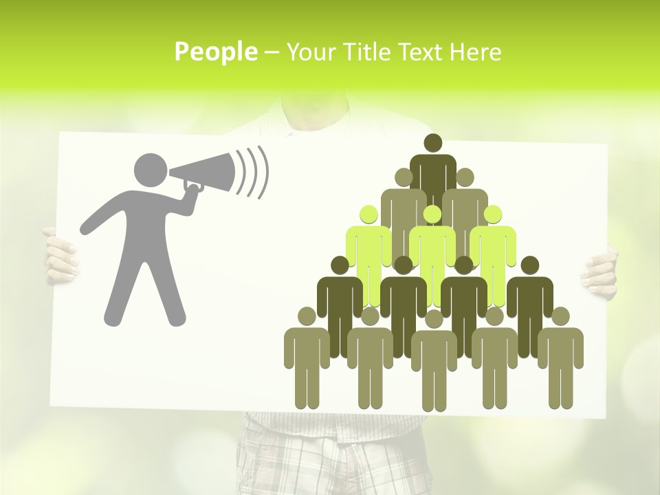 Advert Hold Environment PowerPoint Template
