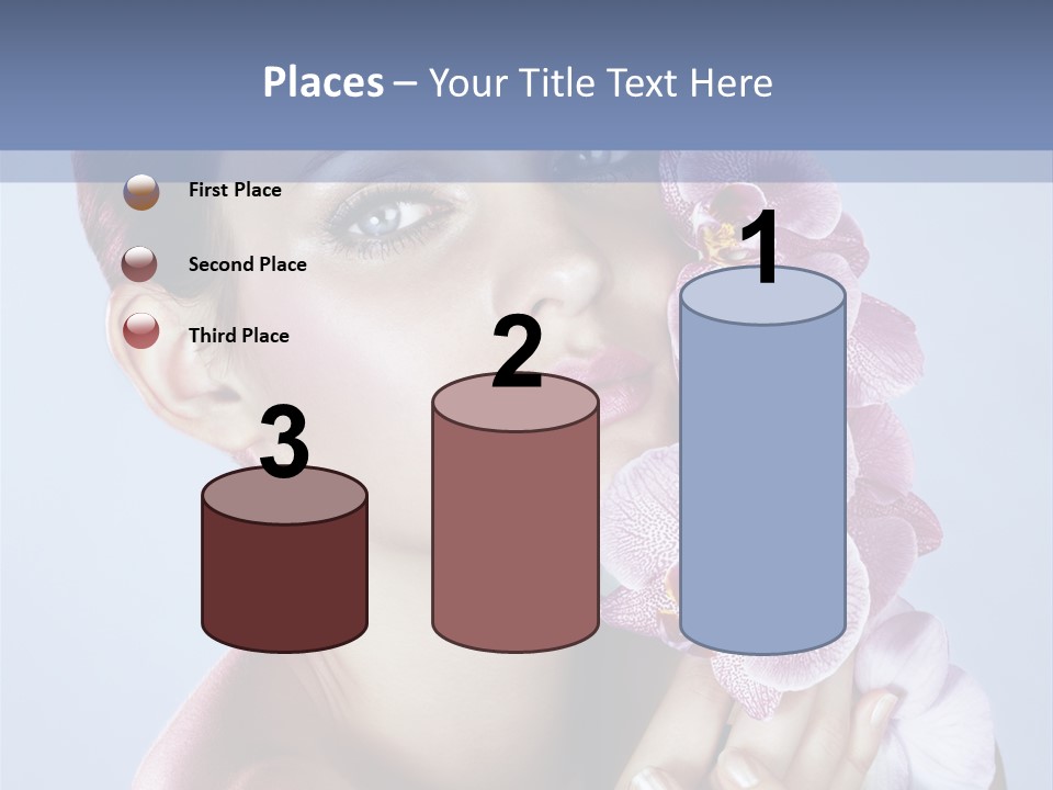 Holding Hand Freshness PowerPoint Template