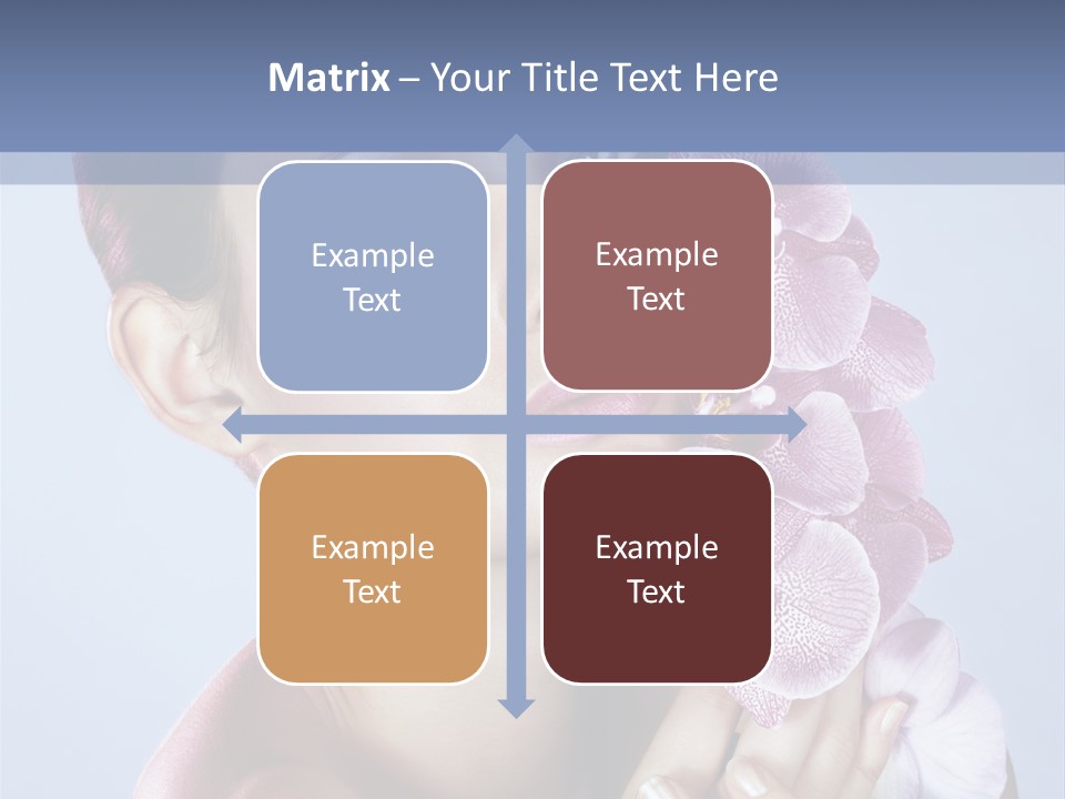 Holding Hand Freshness PowerPoint Template