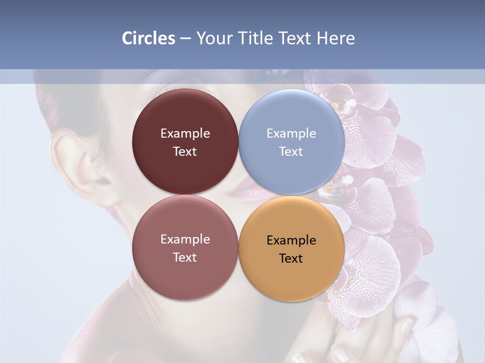 Holding Hand Freshness PowerPoint Template