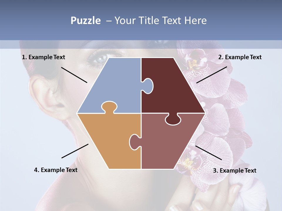 Holding Hand Freshness PowerPoint Template