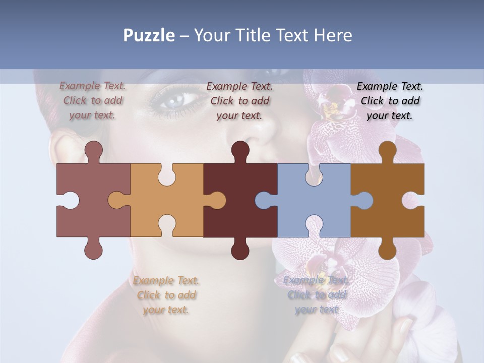 Holding Hand Freshness PowerPoint Template