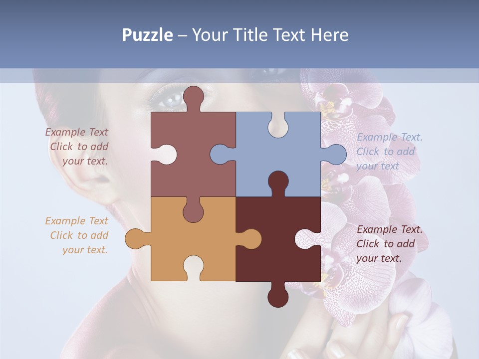 Holding Hand Freshness PowerPoint Template