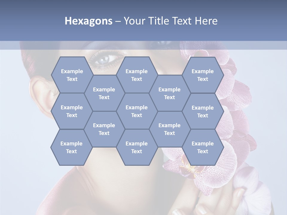 Holding Hand Freshness PowerPoint Template