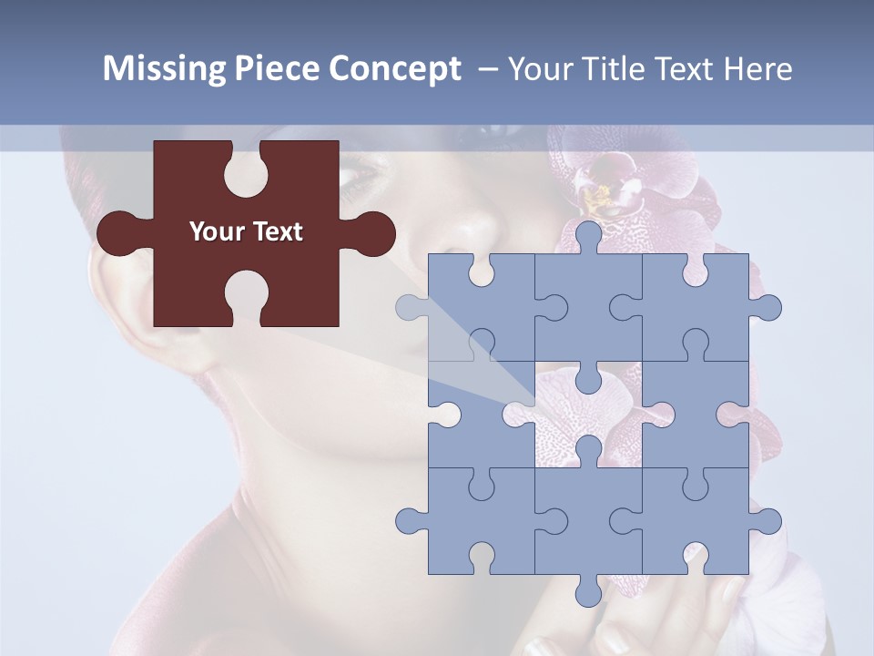 Holding Hand Freshness PowerPoint Template