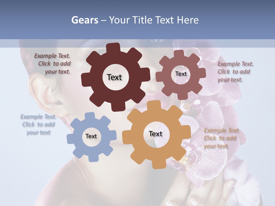 Holding Hand Freshness PowerPoint Template