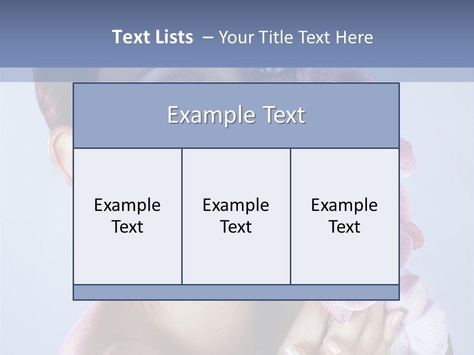 Holding Hand Freshness PowerPoint Template