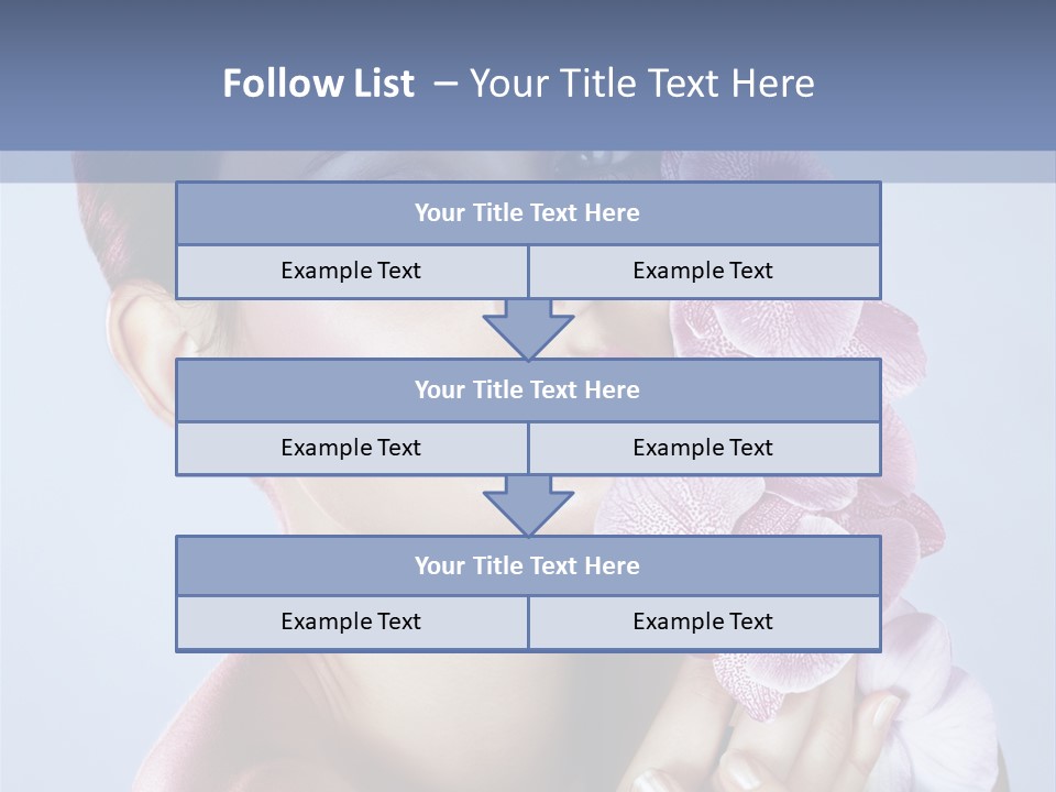 Holding Hand Freshness PowerPoint Template