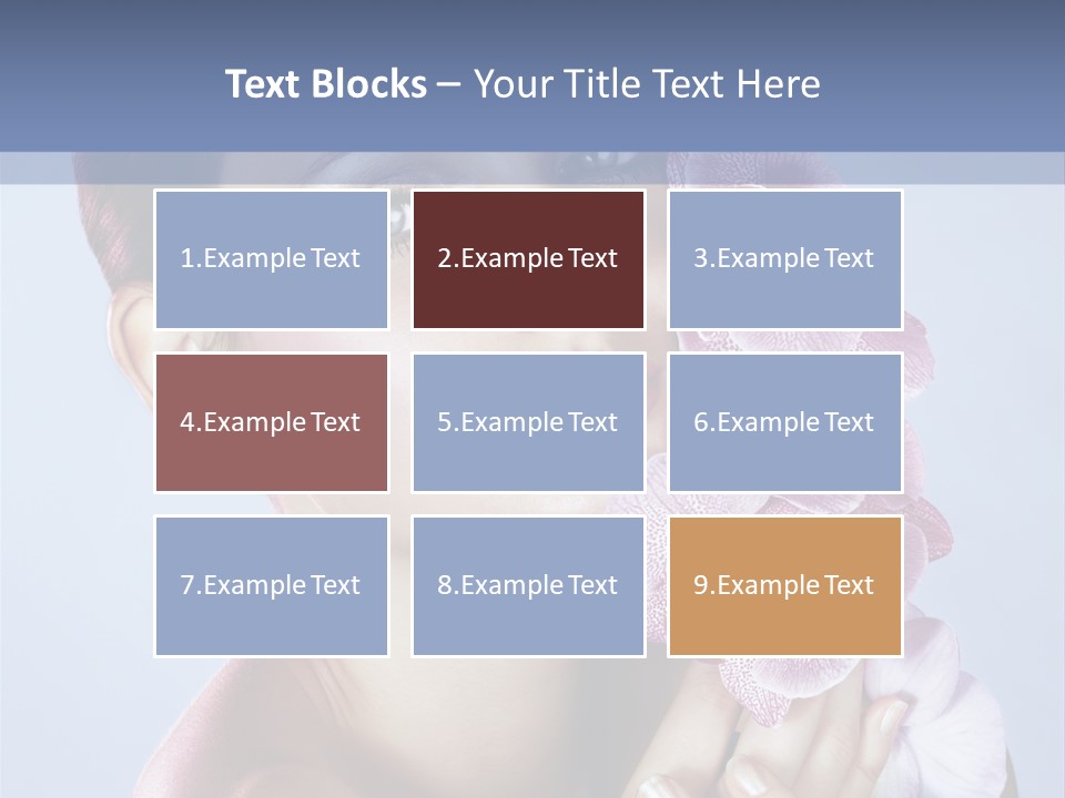 Holding Hand Freshness PowerPoint Template