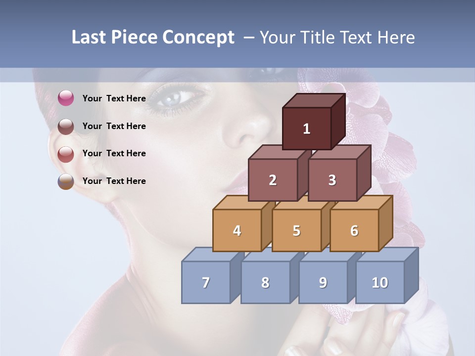 Holding Hand Freshness PowerPoint Template