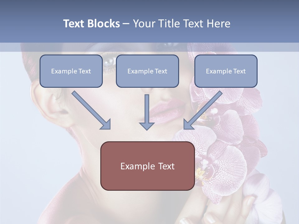 Holding Hand Freshness PowerPoint Template