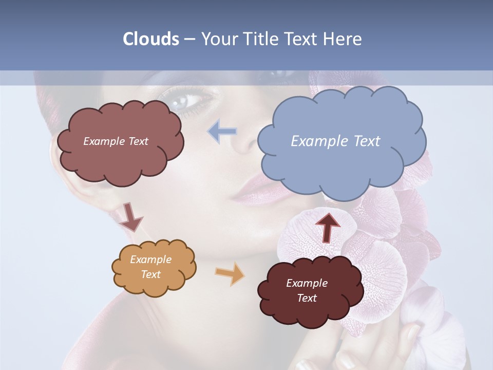 Holding Hand Freshness PowerPoint Template
