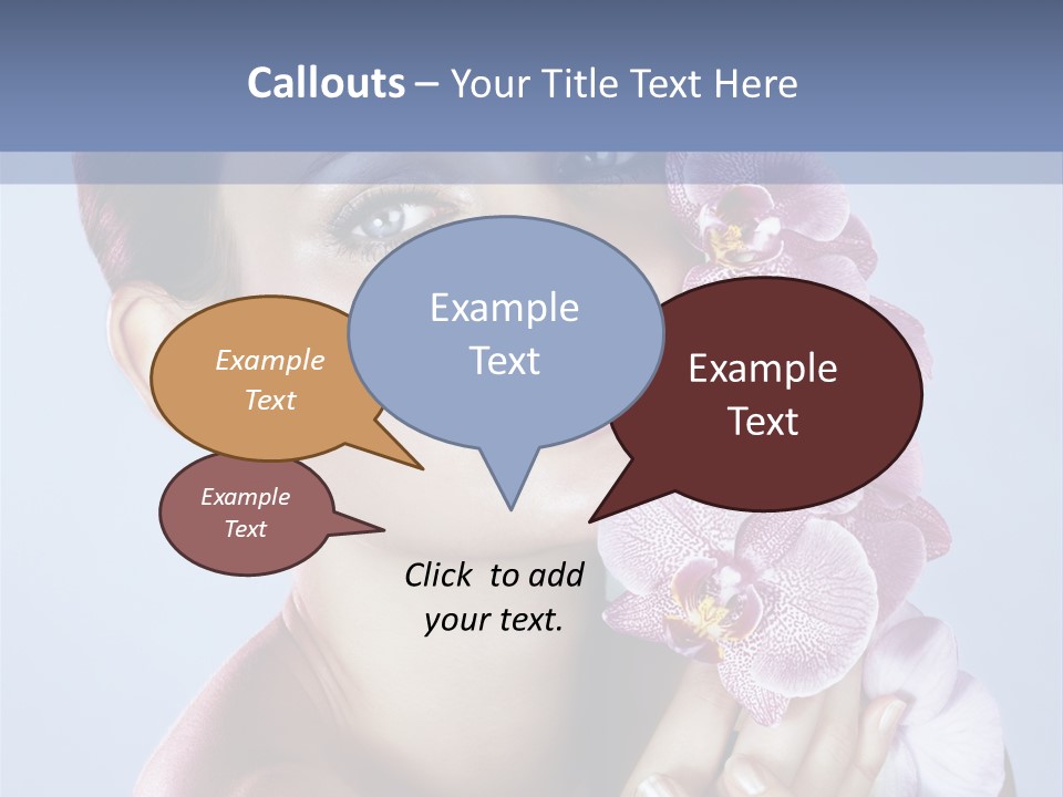 Holding Hand Freshness PowerPoint Template