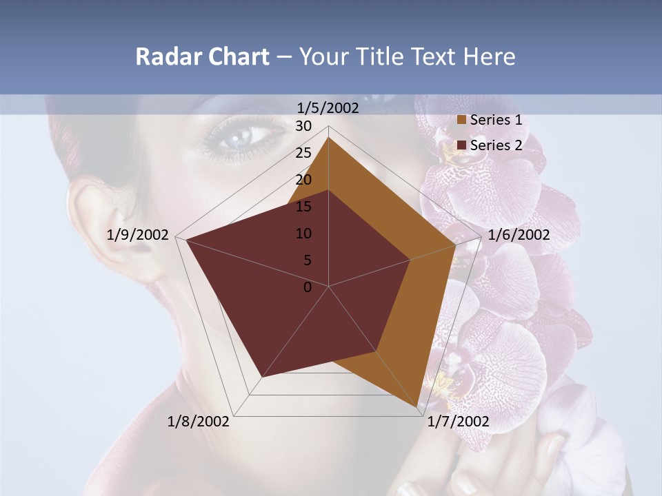 Holding Hand Freshness PowerPoint Template