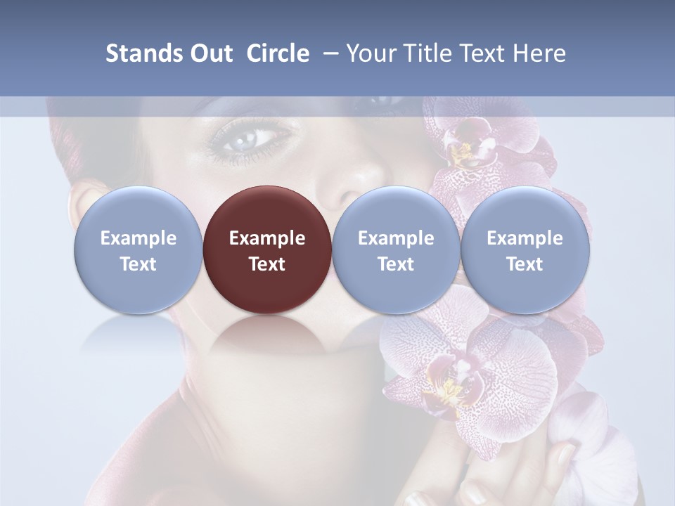 Holding Hand Freshness PowerPoint Template