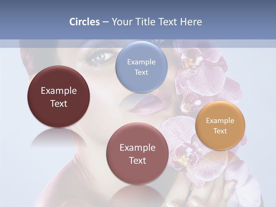 Holding Hand Freshness PowerPoint Template