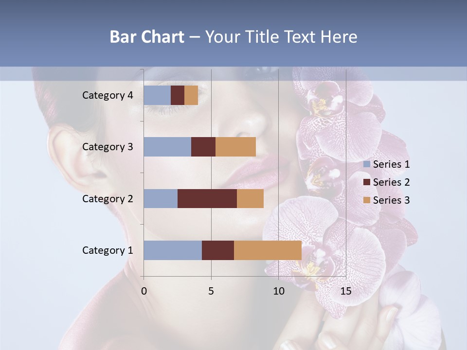 Holding Hand Freshness PowerPoint Template