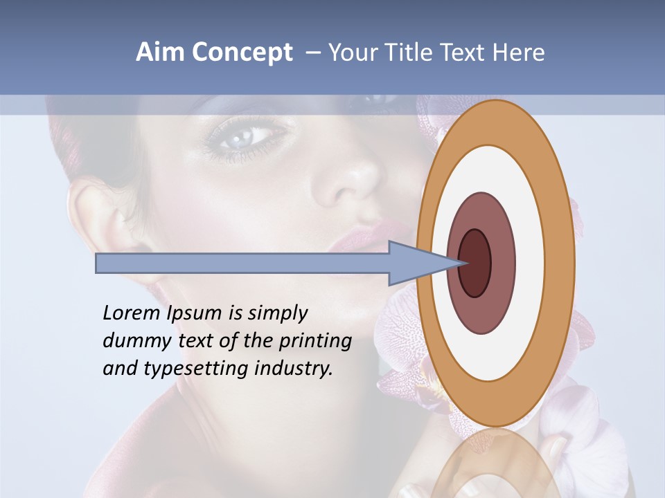 Holding Hand Freshness PowerPoint Template