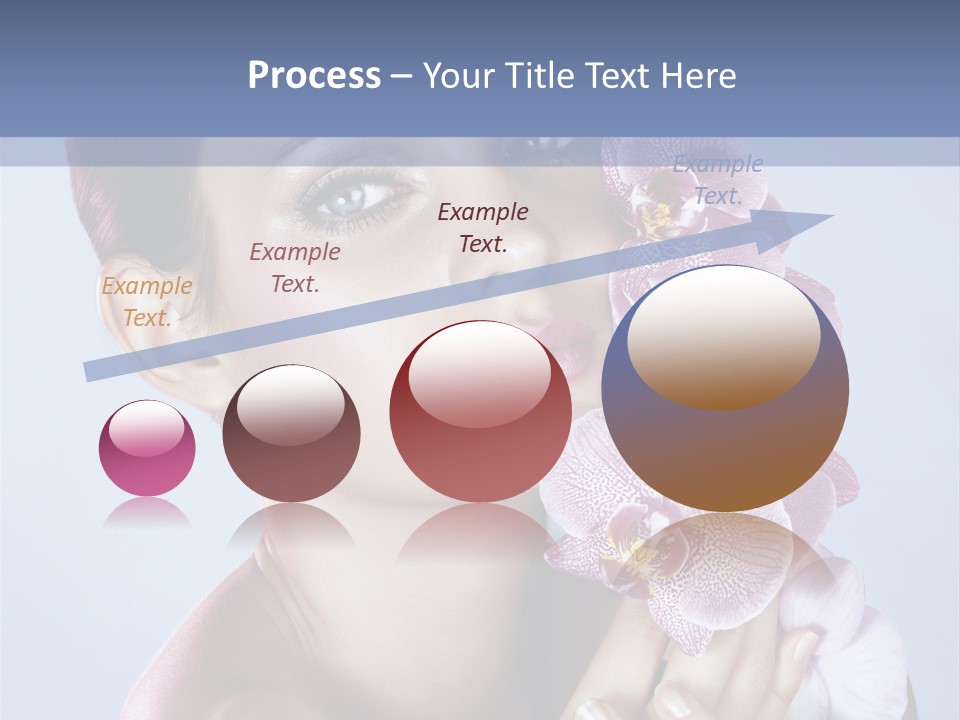 Holding Hand Freshness PowerPoint Template