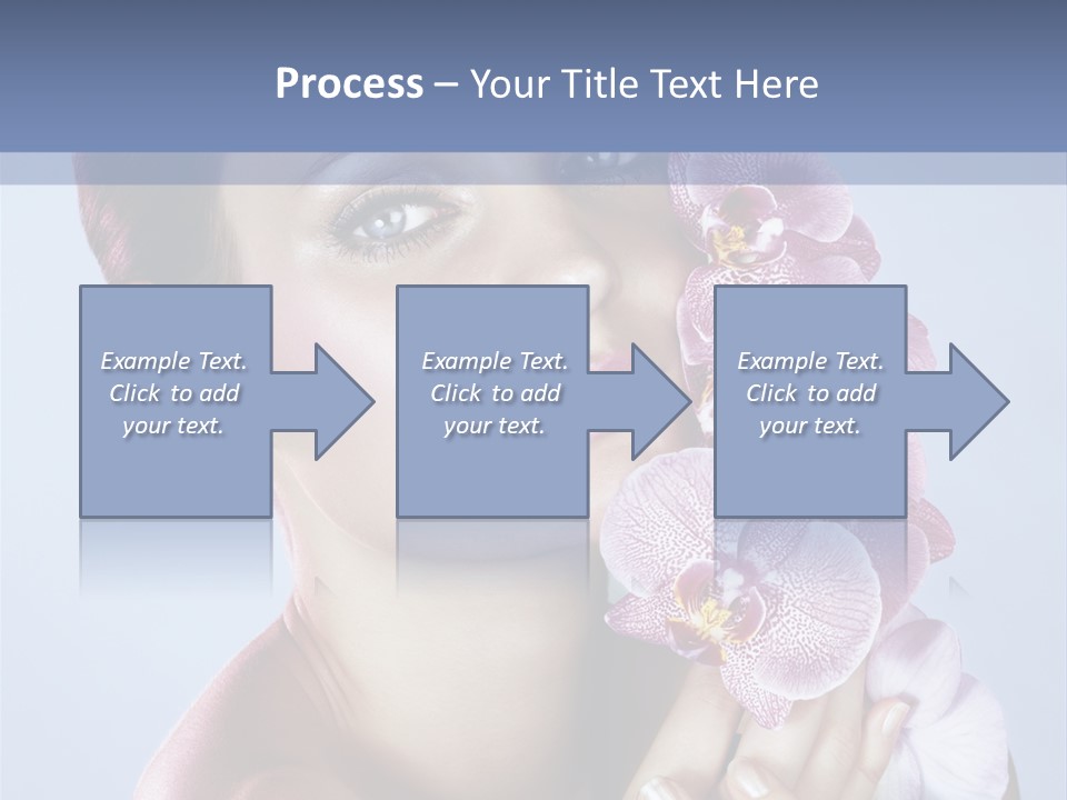Holding Hand Freshness PowerPoint Template