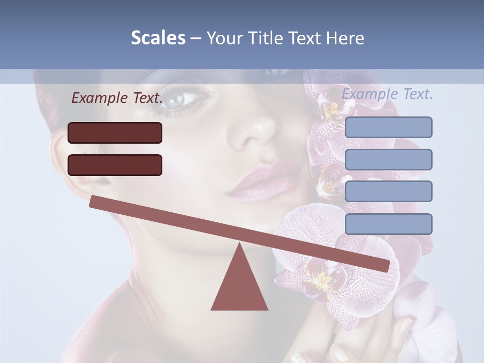 Holding Hand Freshness PowerPoint Template