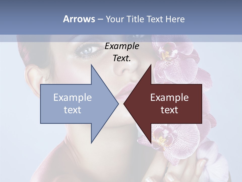 Holding Hand Freshness PowerPoint Template