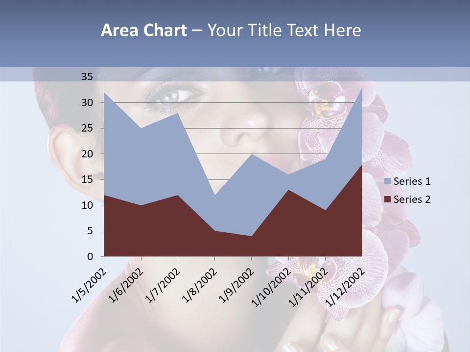 Holding Hand Freshness PowerPoint Template