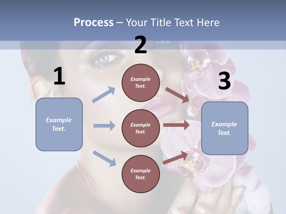 Holding Hand Freshness PowerPoint Template