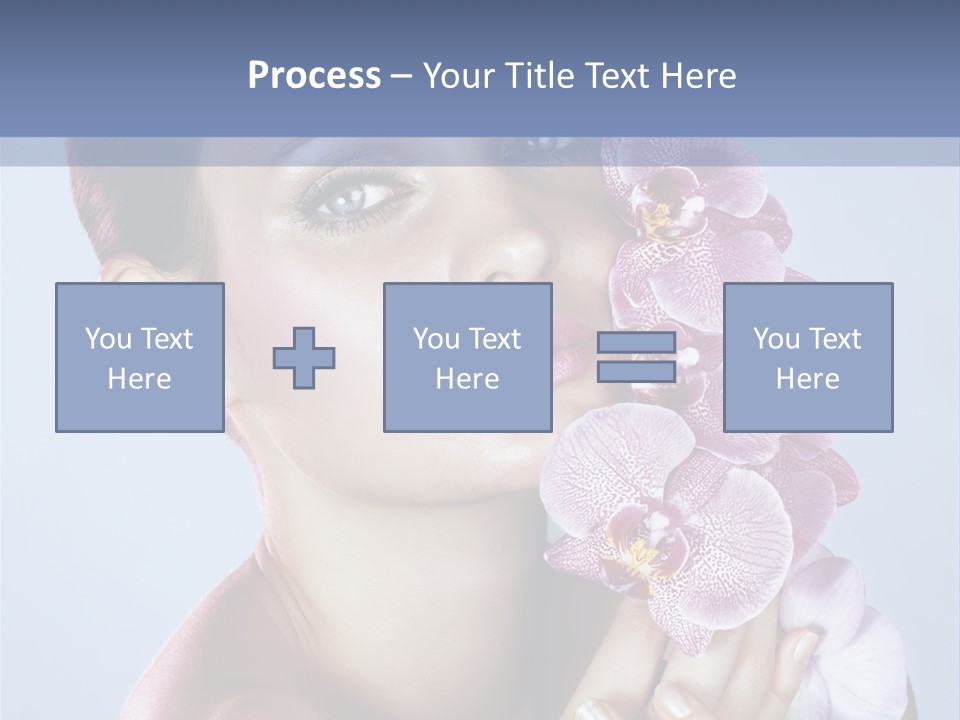 Holding Hand Freshness PowerPoint Template