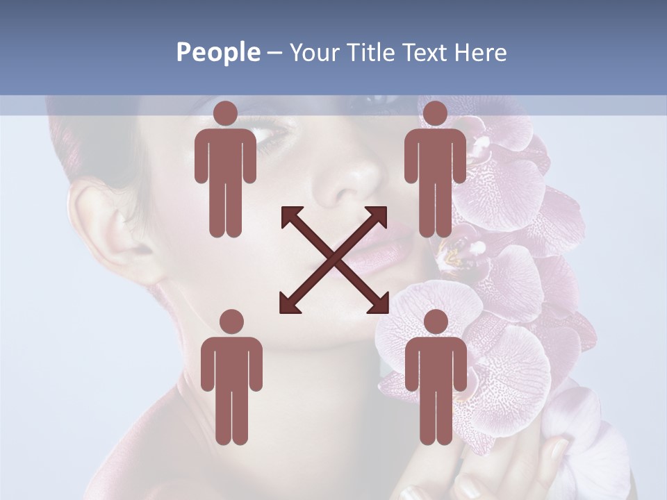 Holding Hand Freshness PowerPoint Template