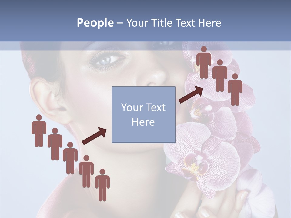 Holding Hand Freshness PowerPoint Template