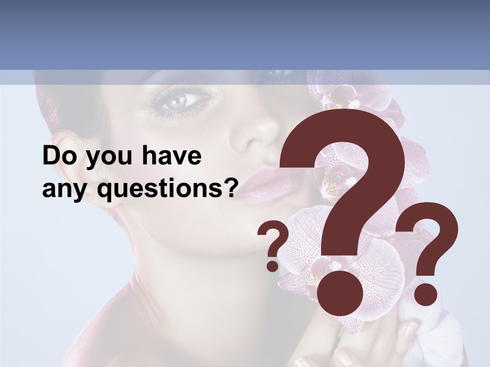 Holding Hand Freshness PowerPoint Template