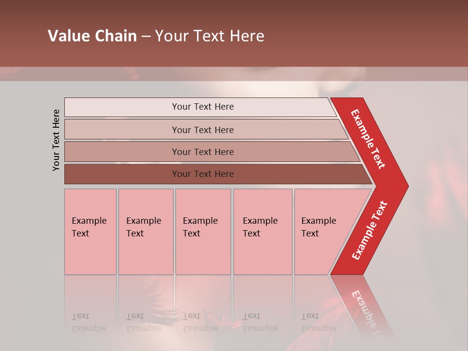 Hair Brunette Elegance PowerPoint Template