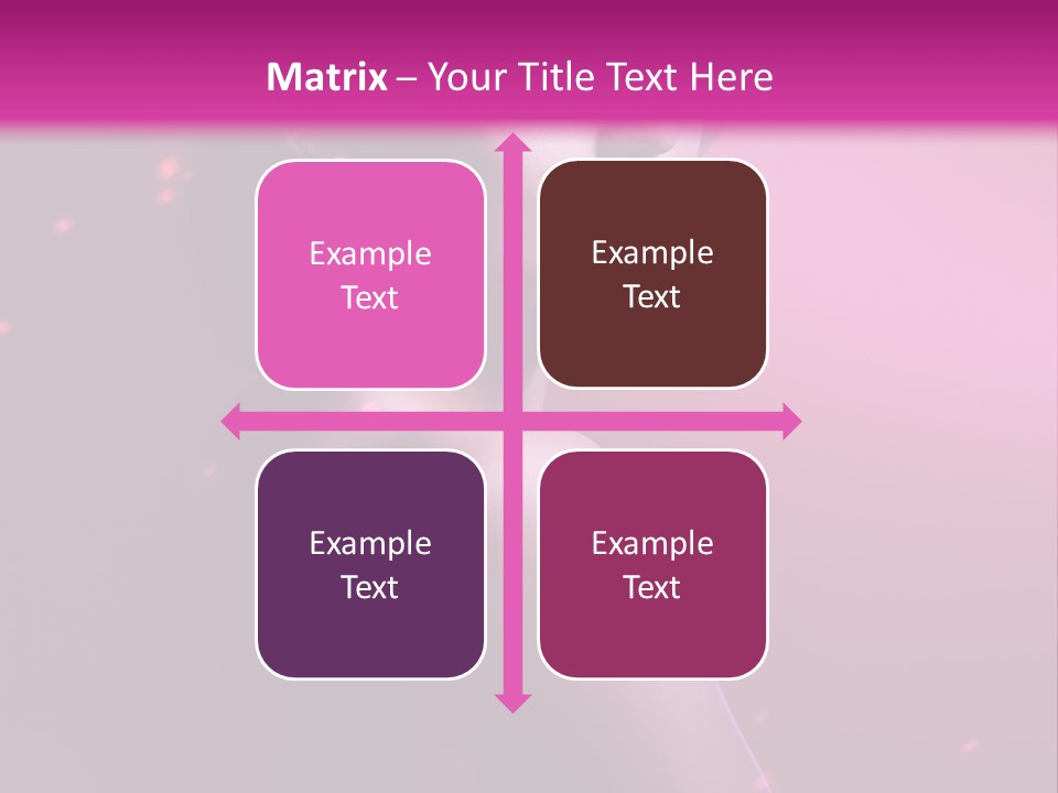 Lights Pink Blur PowerPoint Template