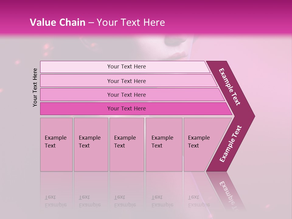 Lights Pink Blur PowerPoint Template