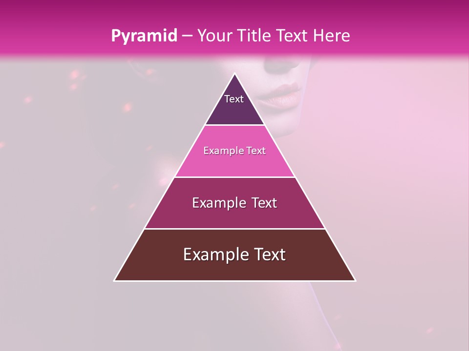 Lights Pink Blur PowerPoint Template